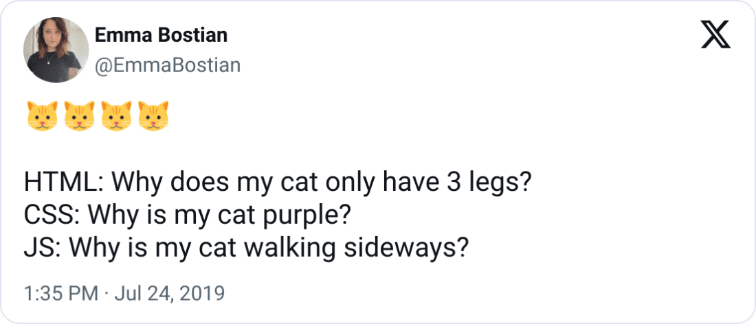 Tweet from @EmmaBostian